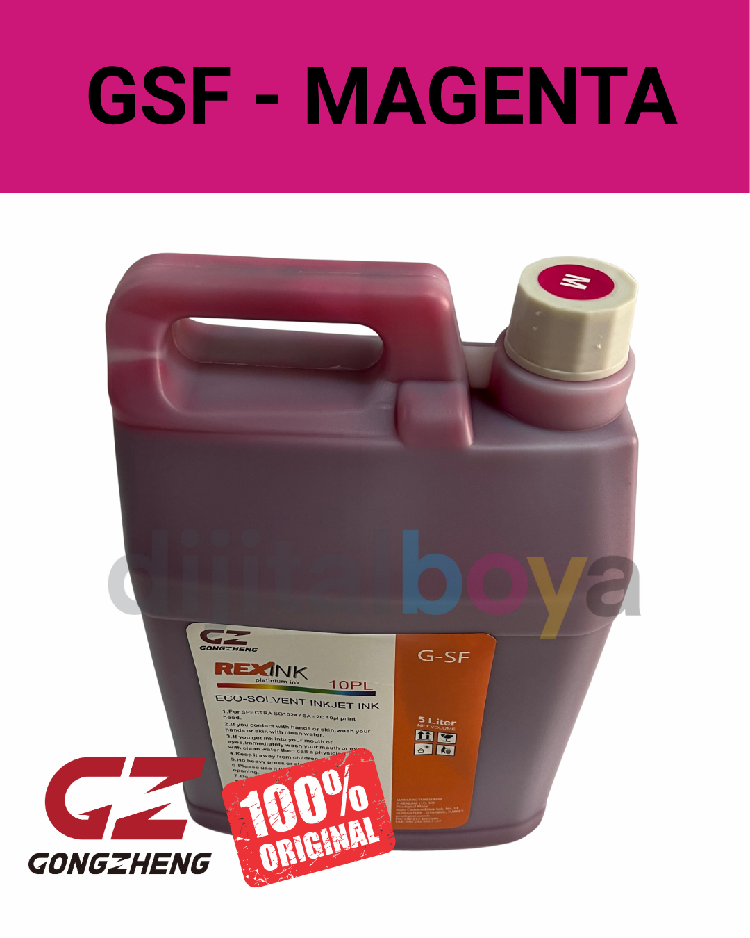 Rexink G-SF Eco-Solvent 10PL Boya – Starfire/Spectra Kafalar GSF