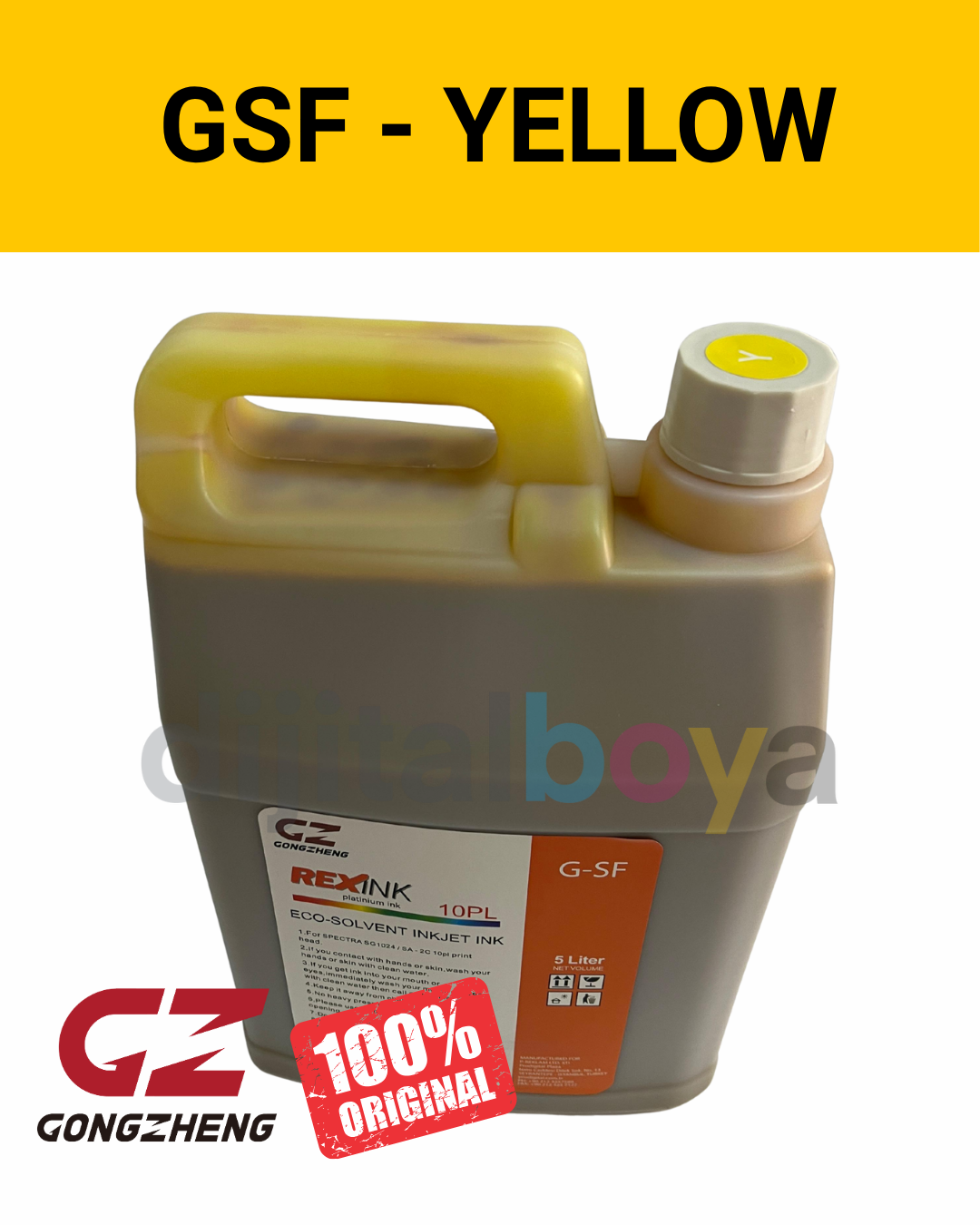 Rexink G-SF Eco-Solvent 10PL Boya – Starfire/Spectra Kafalar GSF