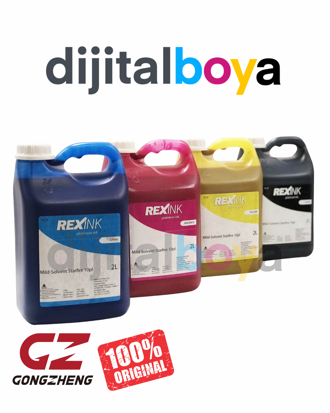 Rexink N-SF Eco- Solvent Starfire 10pl Dijital Baskı Boyası NSF