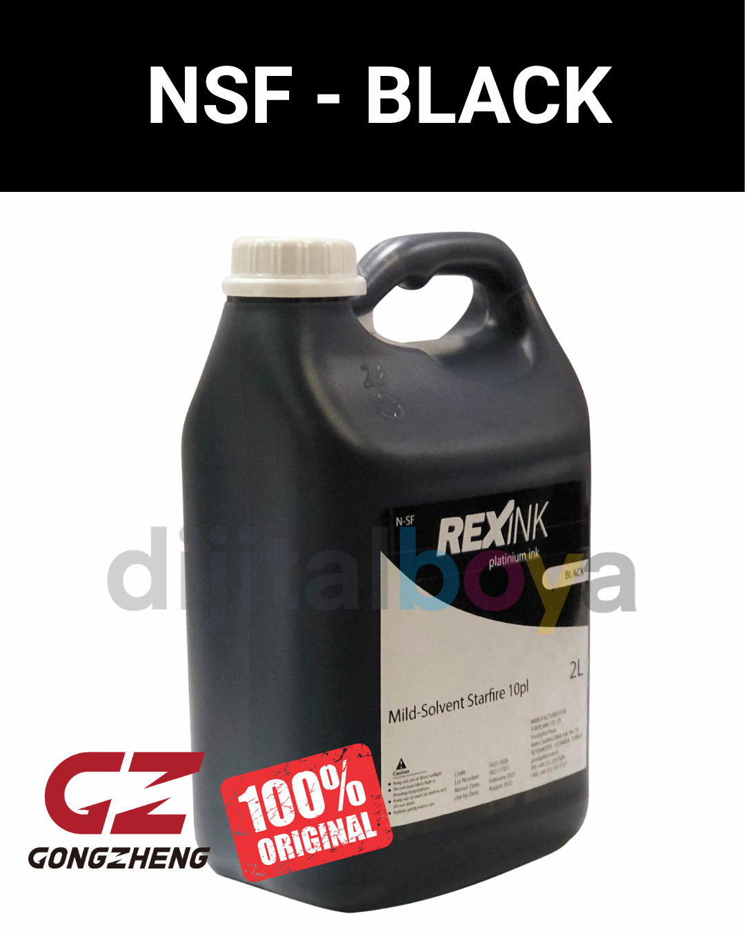 Rexink N-SF Eco- Solvent Starfire 10pl Dijital Baskı Boyası NSF